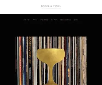 Boozeandvinyl.com(Booze and Vinyl) Screenshot