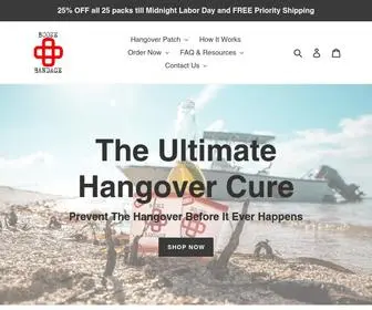 Boozebandage.com(Best Hangover Cure) Screenshot