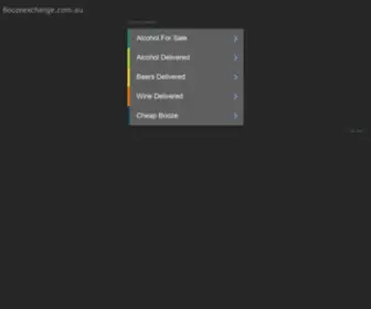 Boozeexchange.com.au(The booze exchange) Screenshot