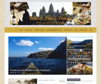 Boozefoodtravel.com(Booze, Food, Travel) Screenshot