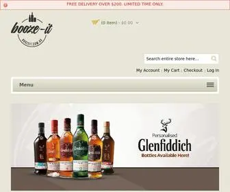 Boozeit.com.au(Booze-it) Screenshot