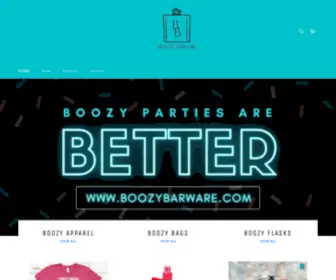 Boozybarware.com(Boozy Barware) Screenshot