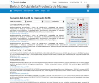 Bopmalaga.es(Sumario) Screenshot