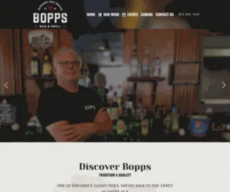 Boppsbar.com(Bopps Bar & Grill) Screenshot