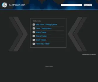 Boptrader.com(Trying to Connect your domain to your Wix site) Screenshot