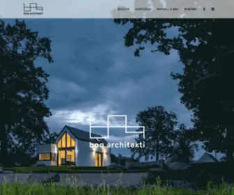 Boqarchitekti.cz(Boq architekti) Screenshot