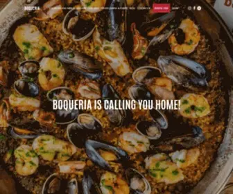 Boqueriarestaurant.com(Spanish Restaurant) Screenshot