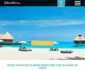 BoraBora.com(Bora Bora Vacations) Screenshot
