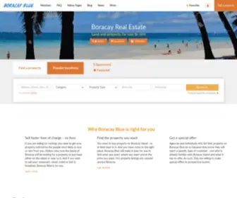 Boracayblue.com(Boracay Blue) Screenshot