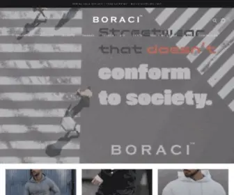 Boraci.com(Streetwear Inspired Clothing) Screenshot