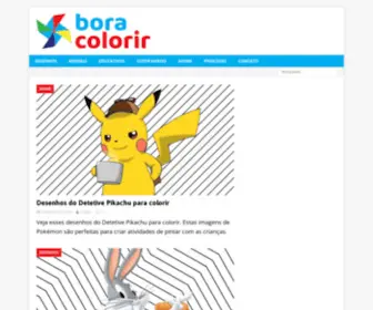 Boracolorir.com.br(Bora Colorir) Screenshot