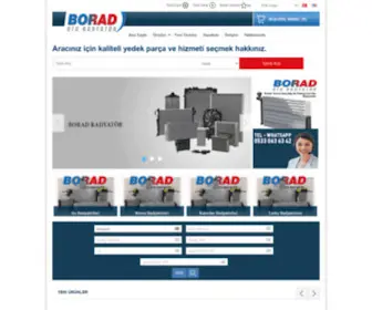 Boradotoradyator.com.tr(Borad oto radyator) Screenshot