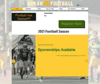 Borahlionsfootball.com(Borah Lions Football) Screenshot