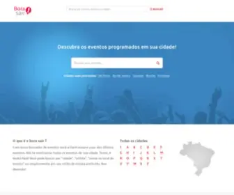 Borasair.com.br(Descubra os eventos programados em sua cidade) Screenshot