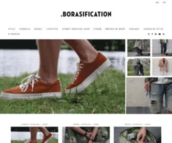 Borasification.com(Blog de mode homme et conseils en style street heritage) Screenshot
