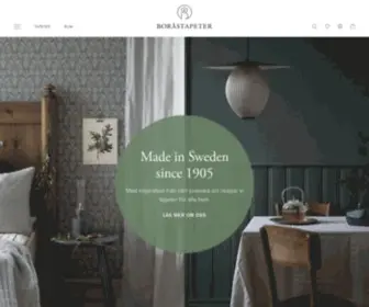 Borastapeter.com(Sveriges mest kända och sålda tapetvarumärke) Screenshot