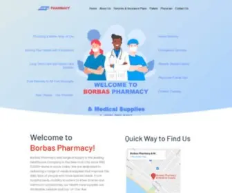 Borbaspharmacy.com(Borbas Pharmacy) Screenshot