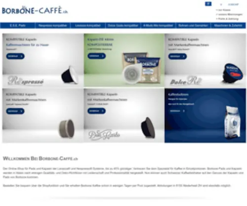 Borbone-Caffe.ch(Borbone Caffe) Screenshot