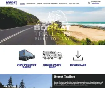 Borcat.com.au(Truck Trailer Manufacturer) Screenshot