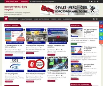 Borcumvarmi.com(Sorgulanabilecek borç ve cezaları) Screenshot