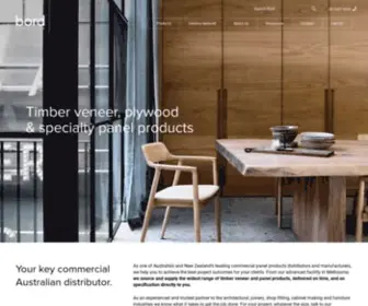 Bord.com.au(Timber Veneer Suppliers Melbourne & Plywood Distributors) Screenshot