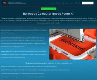 Bordadoscomputarizados.com.ar(Bordados en Capital Federal) Screenshot