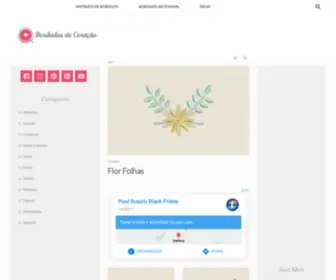 Bordadosdecoracao.com(Bordados de Cora) Screenshot