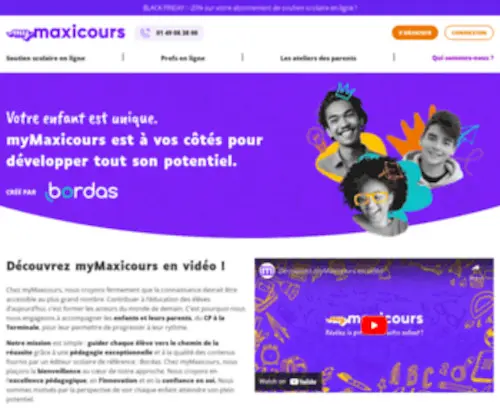 Bordas-Soutien-Scolaire.com(Bordas soutien scolaire : Pour la réussite de vos enfants) Screenshot