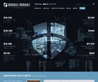 Bordaslaw.com(Bordas & Bordas) Screenshot