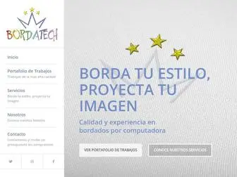 Bordatechgdl.com(Los Especialistas en Bordados y Digitalizados) Screenshot