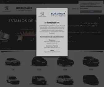 Bordeaux-BH.com.br(Bordeaux Peugeot) Screenshot