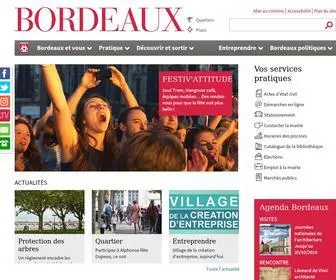 Bordeaux.fr(Site officiel de la ville de Bordeaux) Screenshot
