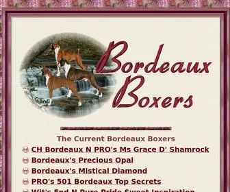 Bordeauxboxers.com(Bordeaux Boxers) Screenshot