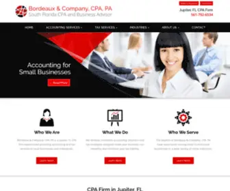 BordeauxcPa.com(Accounting and Tax Services) Screenshot