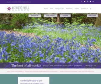 Bordehill.co.uk(Borde Hill Garden) Screenshot