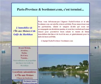 Bordemer.com(Immobilier bord de mer) Screenshot