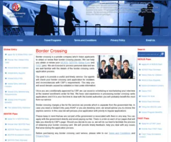 Border-Crossing.com(Border crossing) Screenshot