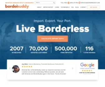 Borderbuddy.com(BorderBuddy) Screenshot