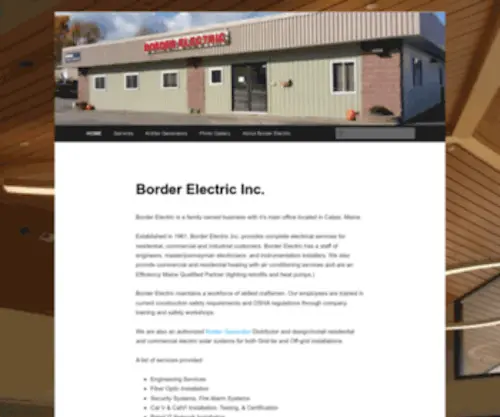 Borderelectricinc.com(Border Electric Inc) Screenshot