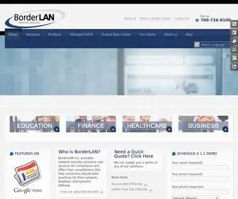 Borderlan.com(BorderLAN Cyber Security) Screenshot