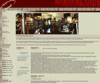 Borderlands-Books.com(Borderlands Books) Screenshot