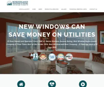 Borderlandwindows.com(Window Replacement) Screenshot