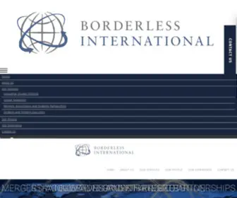 Borderlessinternational.com.au(Borderless International) Screenshot
