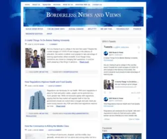 Borderlessnewsandviews.com(Borderless News and Views) Screenshot