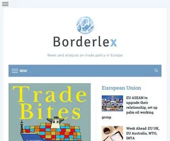 Borderlex.eu(News and analysis on trade policy in Europe) Screenshot