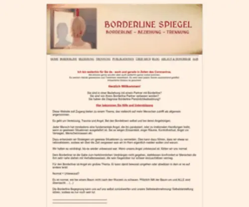 Borderline-Spiegel.de(Borderline Spiegel) Screenshot