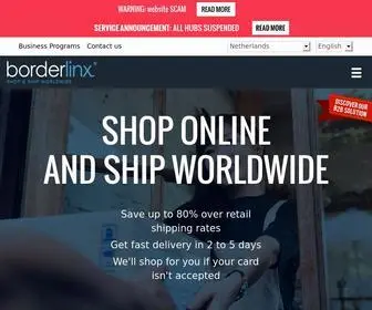 Borderlinx.com(Shop) Screenshot