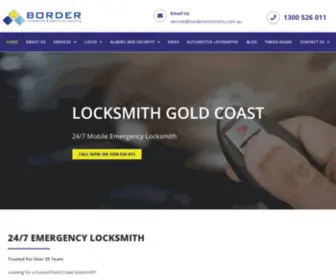 Borderlocksmiths.com.au(Gold Coast Locksmith) Screenshot