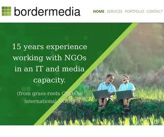 Bordermedia.org(Web design & development) Screenshot