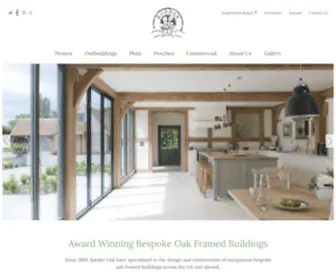 Borderoak.com(Award Winning Bespoke Oak Buildings) Screenshot